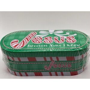 Jesus Tin filled with Soft Peppermints